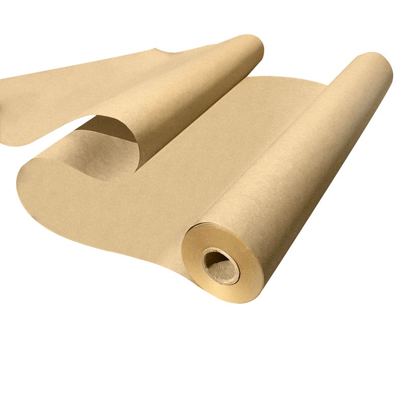 Creative Paper Co Made in USA Kraft Paper Wide Jumbo Roll 48" x 1200" (100ft) Ideal for Gift Wrapping, Art, Craft, Postal, Packing, Shipping, Floor Protection, Dunnage, Parcel, Table Runner, 100% Recycled Material - Image 1